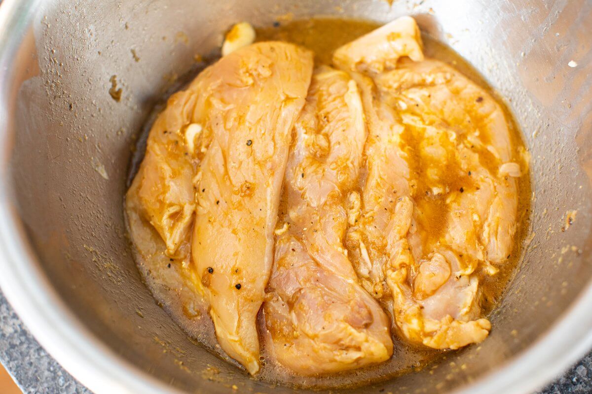 raw chicken in a bowl