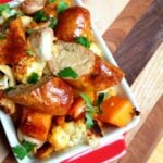 Garlic Roasted Sausage and Winter Vegetables - The Lemon Bowl
