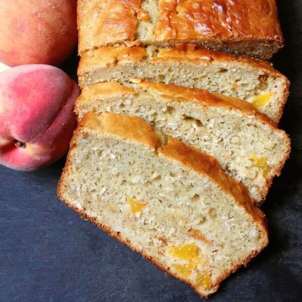 Gluten Free Oatmeal Peach Bread - The Lemon Bowl