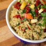 Quinoa with Sun-Dried Tomatoes, Apples and Scallions - The Lemon Bowl