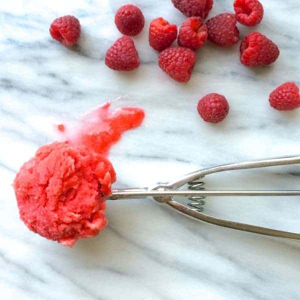 Raspberry Ginger Sorbet