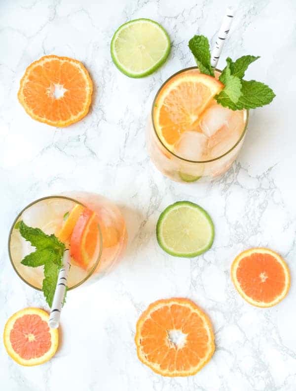 Orange Blossom Citrus Mojitos