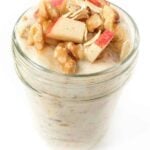 Apple Pie Refrigerator Oats - The Lemon Bowl