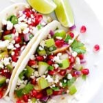 Pear and Pomegranate Tacos - Gimme Some Oven