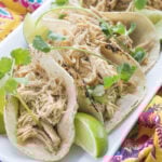 slow cooker chicken tacos