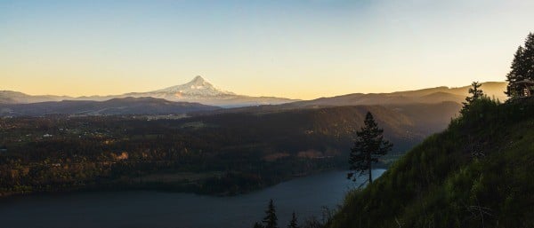 Sunset in Hood River