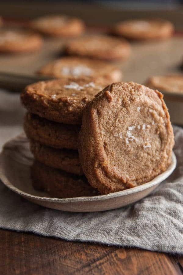 Peanut Butter Sea Salt Cookies