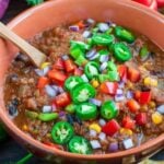 VEGAN LENTIL CHILI