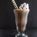 Dark Chocolate Malt with Cinnamon - an ice cream dessert recipe