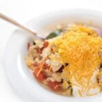 Slow Cooker Chicken Enchilada Soup Recipe - easy healthy Mexican dinner