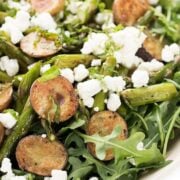 Arugula Salad with Roasted Potatoes and Asparagus Recipe