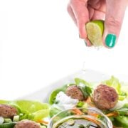Vietnamese Pork Meatballs Lettuce Cups Recipe