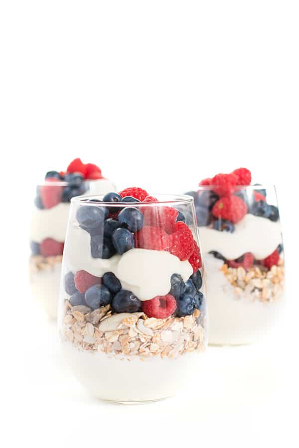 Greek Yogurt Muesli Parfaits