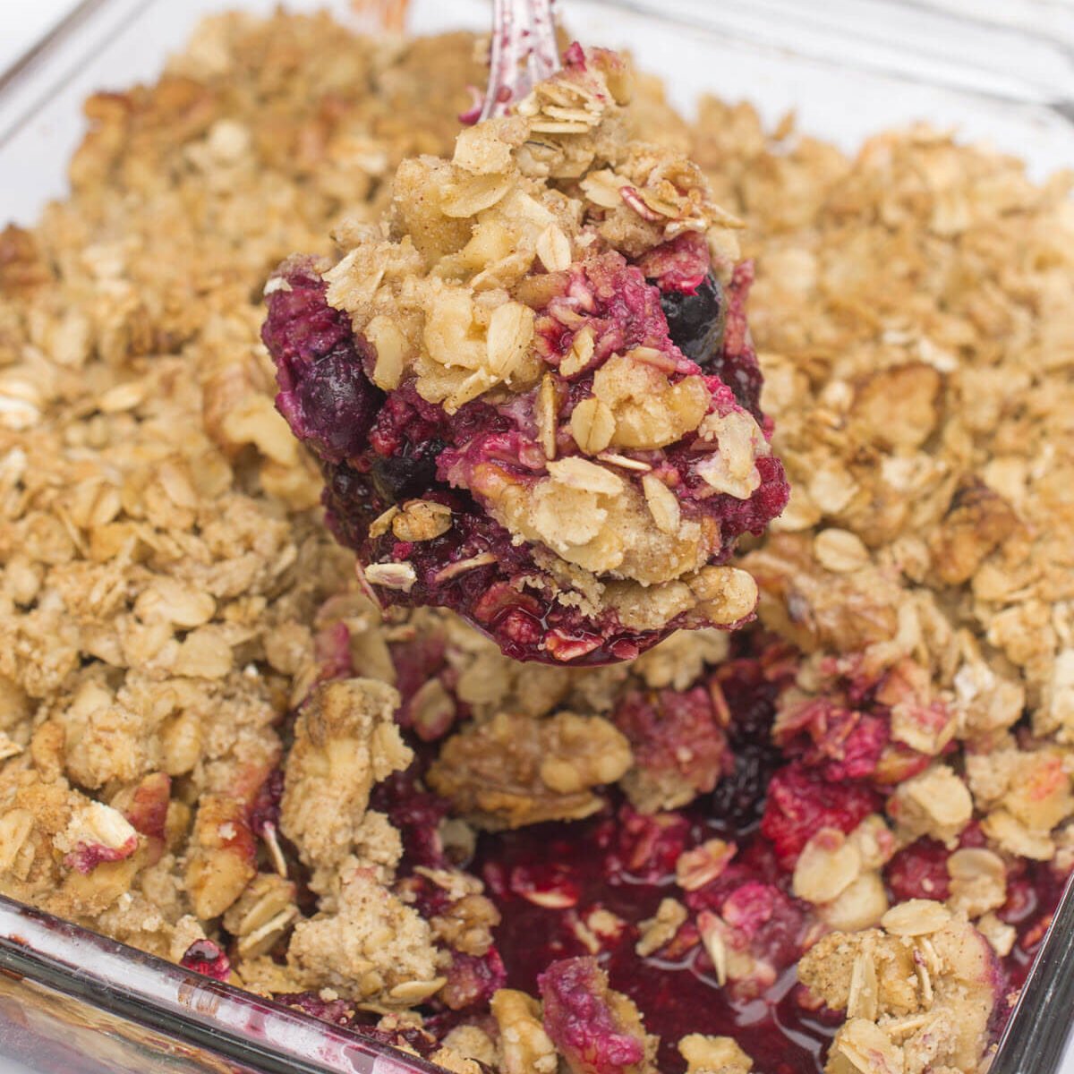 Triple Berry Crisp (with Almond Flour)