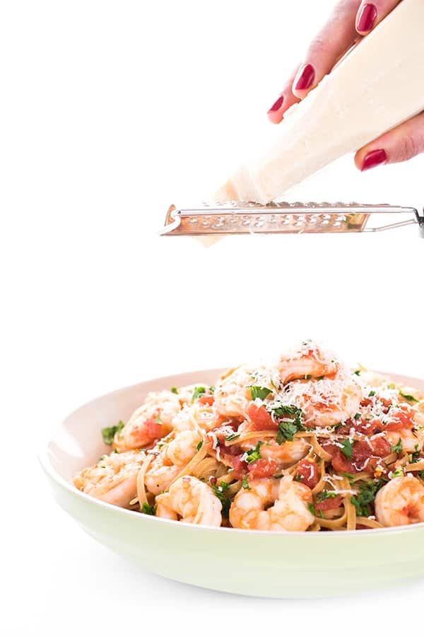 Spicy Shrimp Fra Diavolo With Linguine
