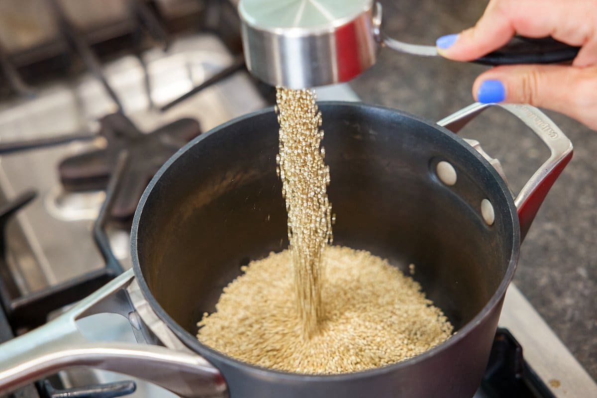 Cooking quinoa