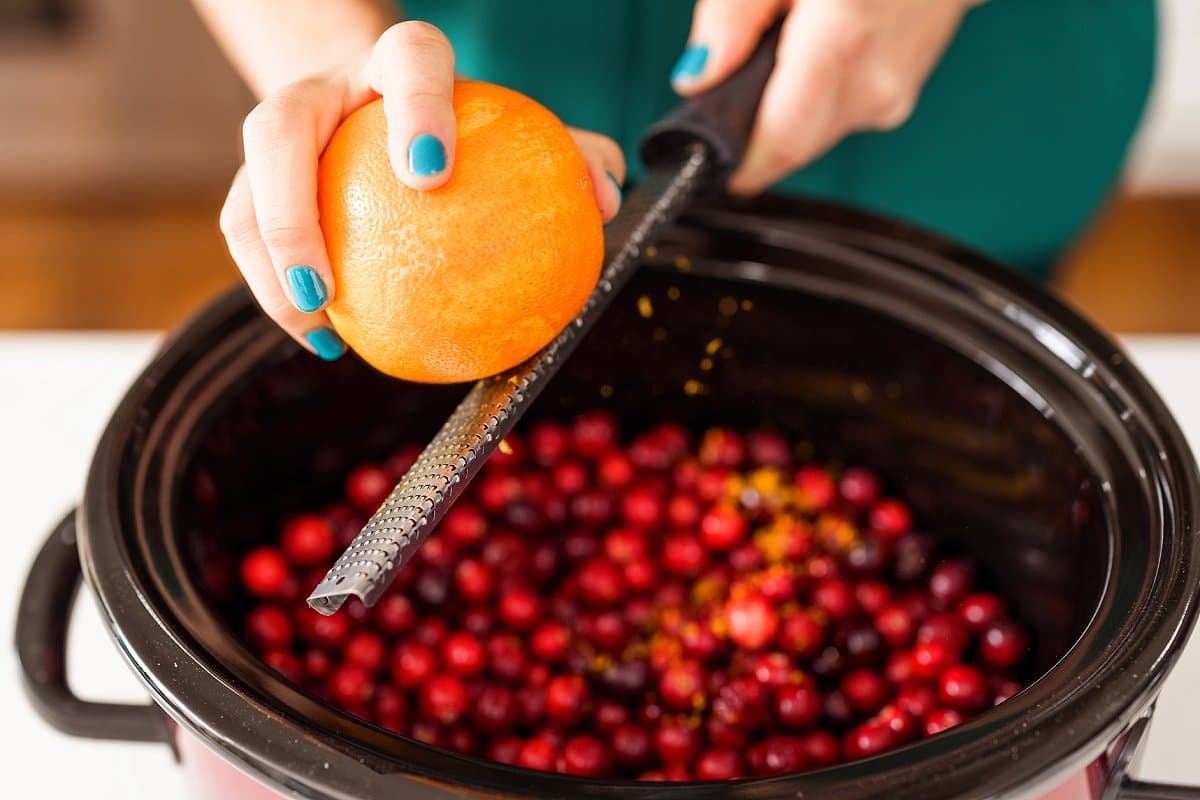 Cranberries in a crock pot