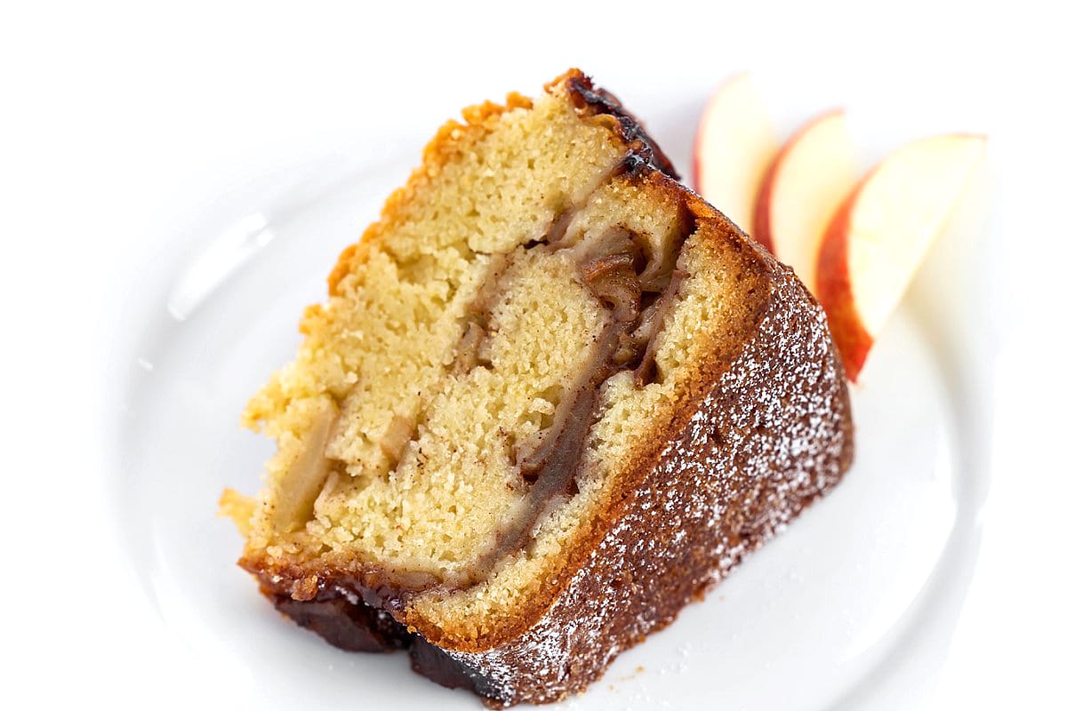 Slice of Apple Cake.