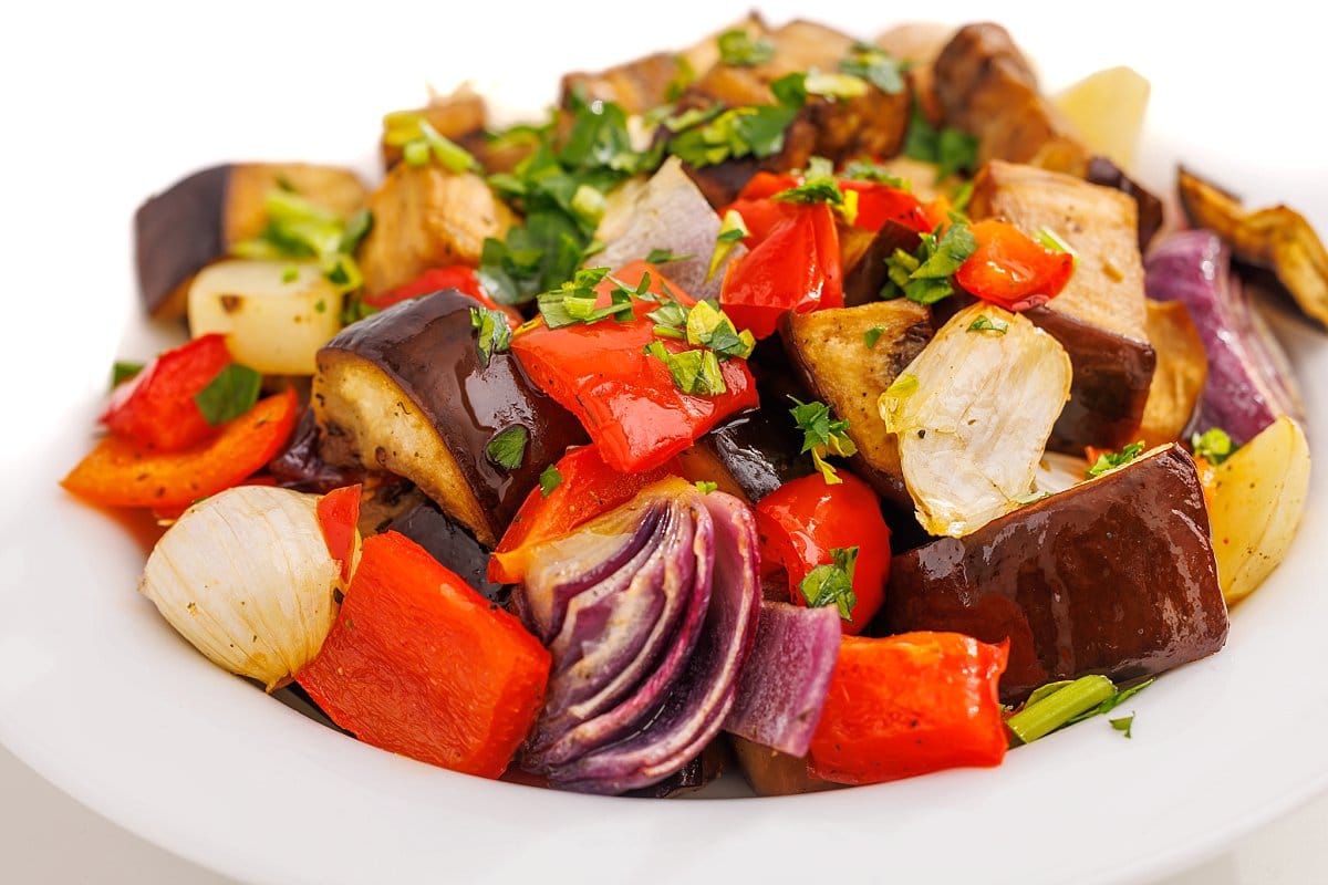 Provencal roasted vegetables.