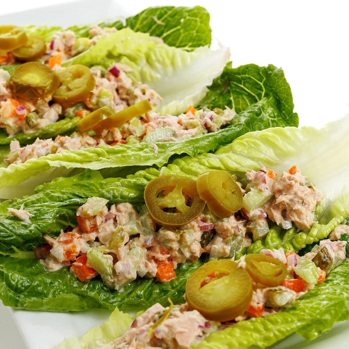 Healthy Tuna Salad Lettuce Cups