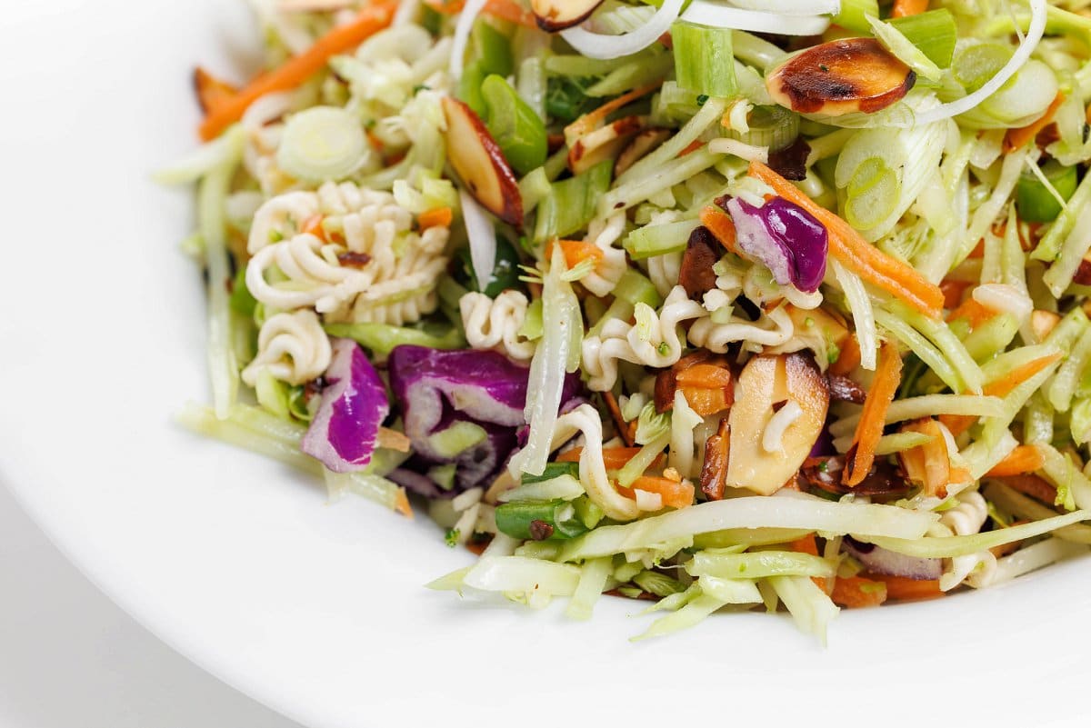 Ramen broccoli slaw.
