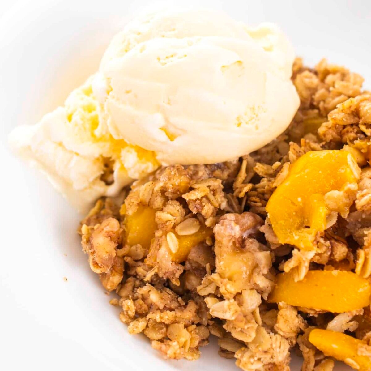 Best Gluten Free Peach Crisp