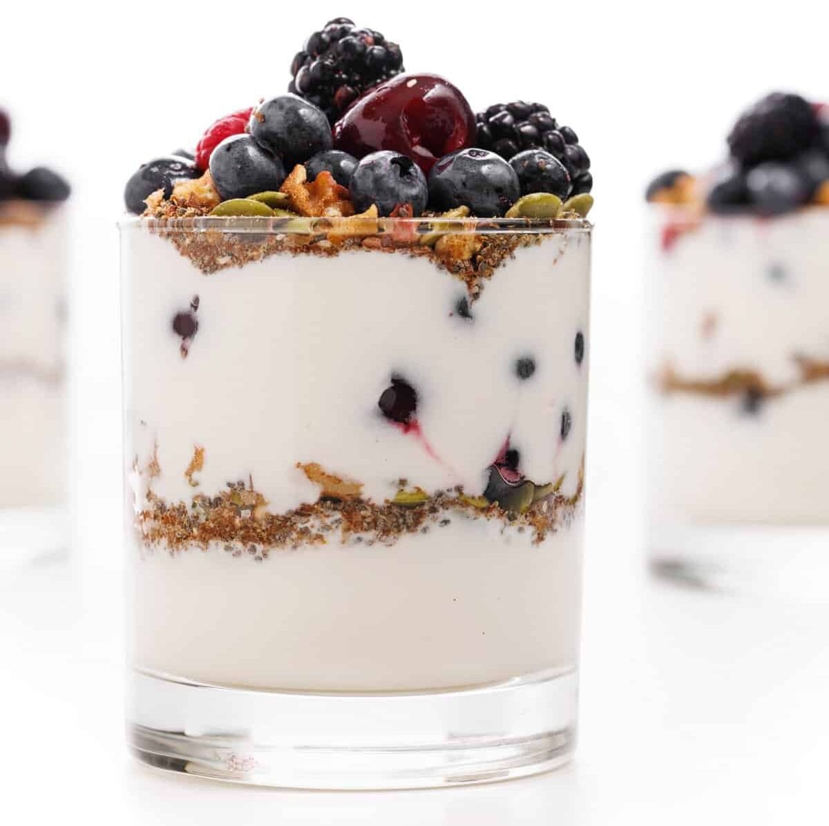 Make-Ahead Fruit and Yogurt Protein Parfaits
