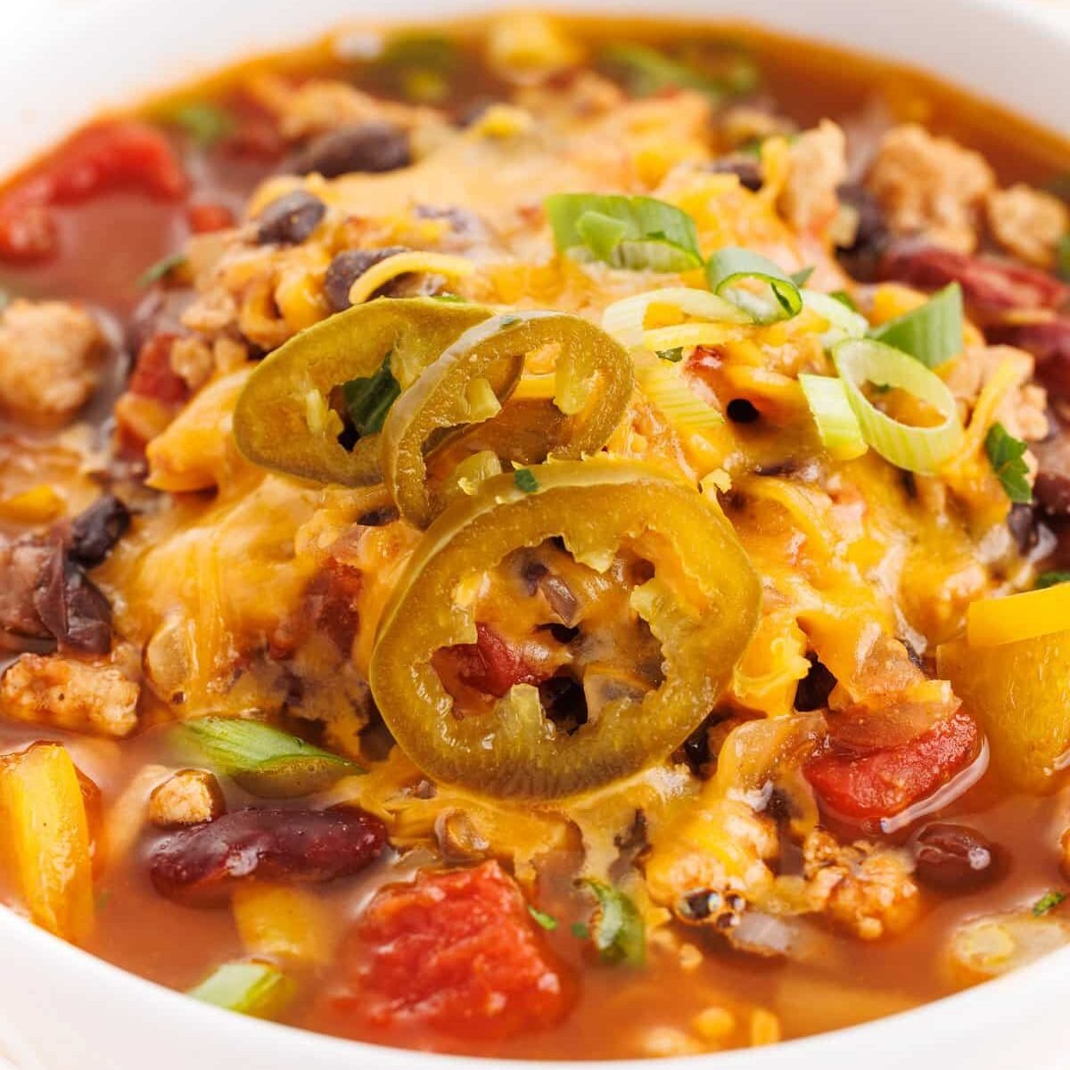 Slow Cooker Healthy Turkey Chili