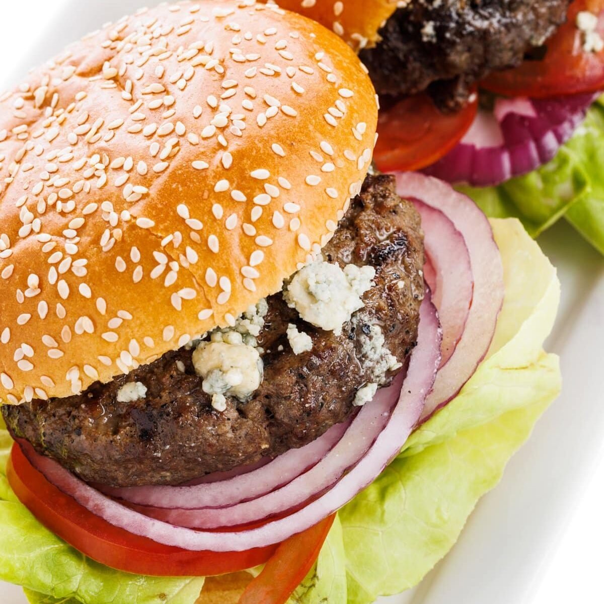 Blue Cheese Stuffed Burgers