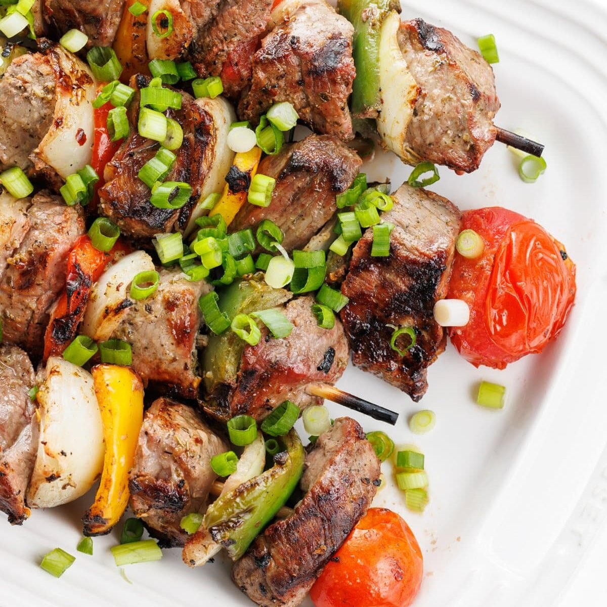 Greek Souvlaki Beef Kabobs
