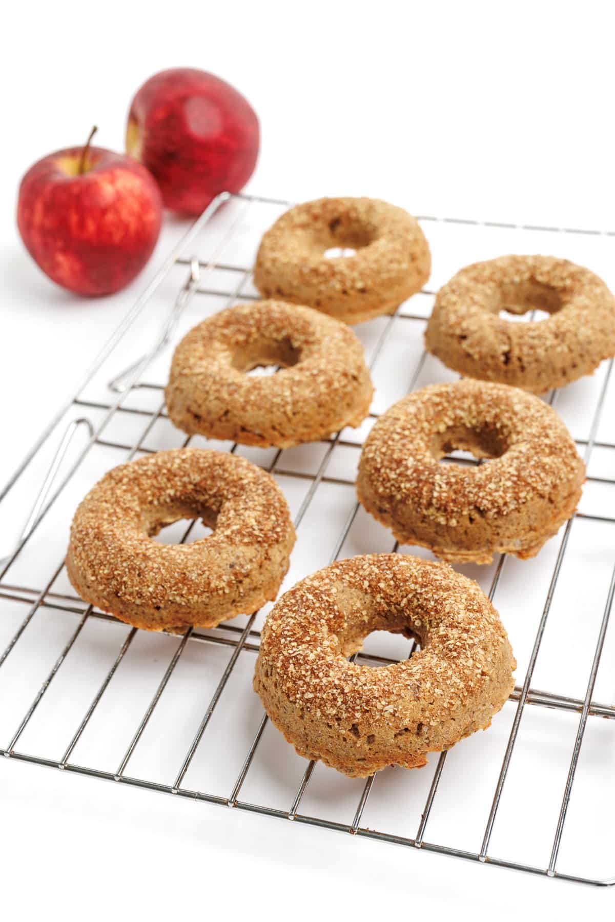 Baked apple cider donuts.