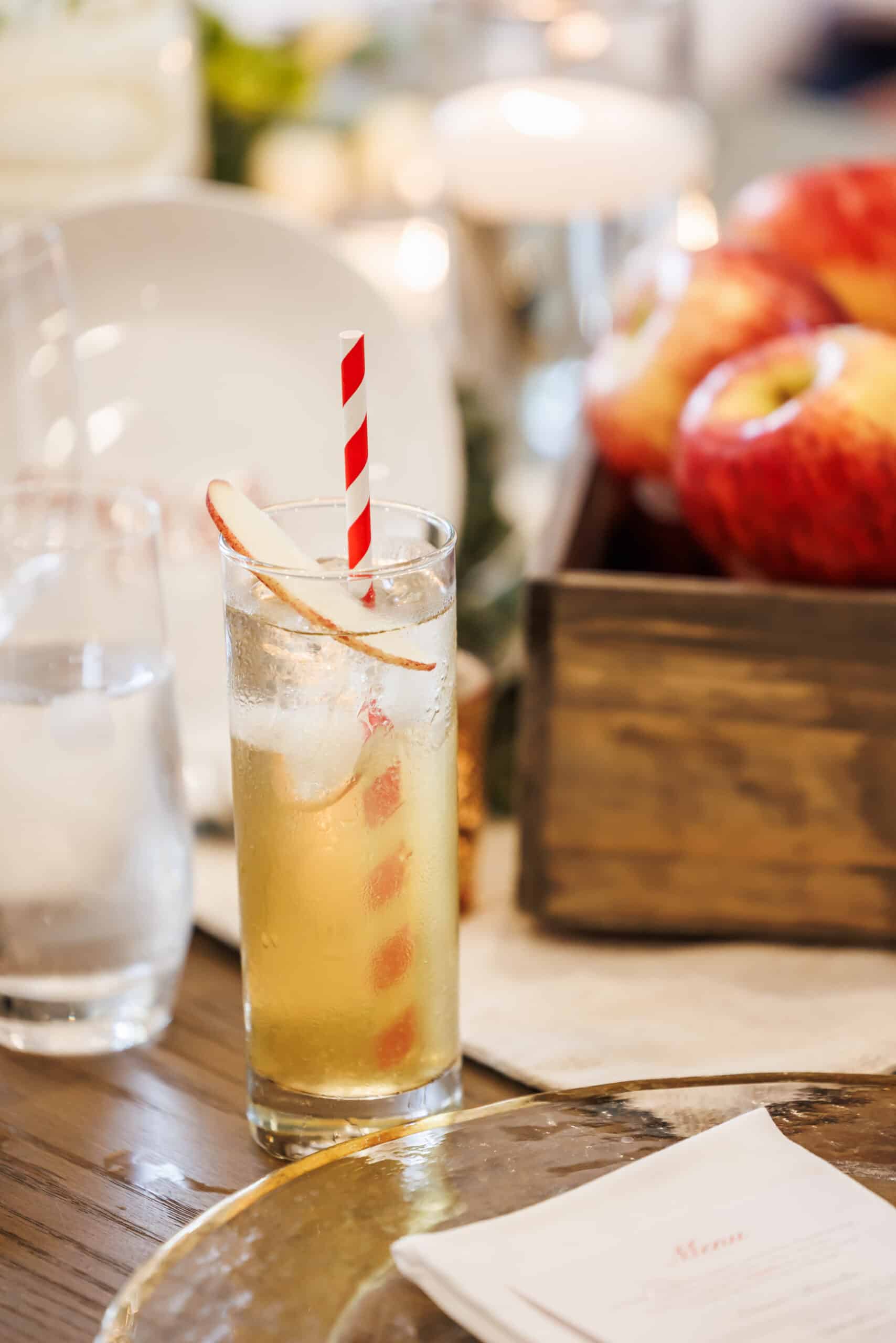 Apple Gin Fizz Cocktail