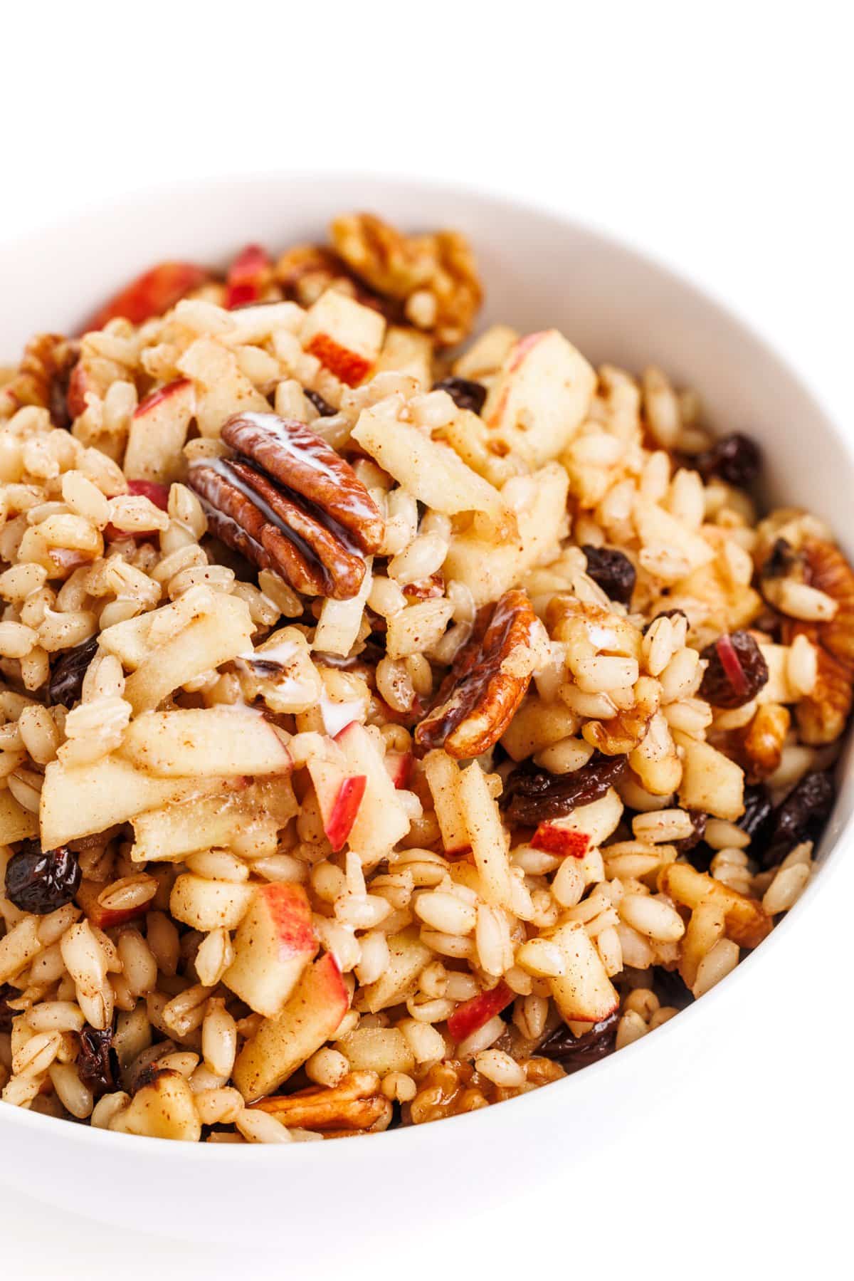 Barley breakfast bowl.