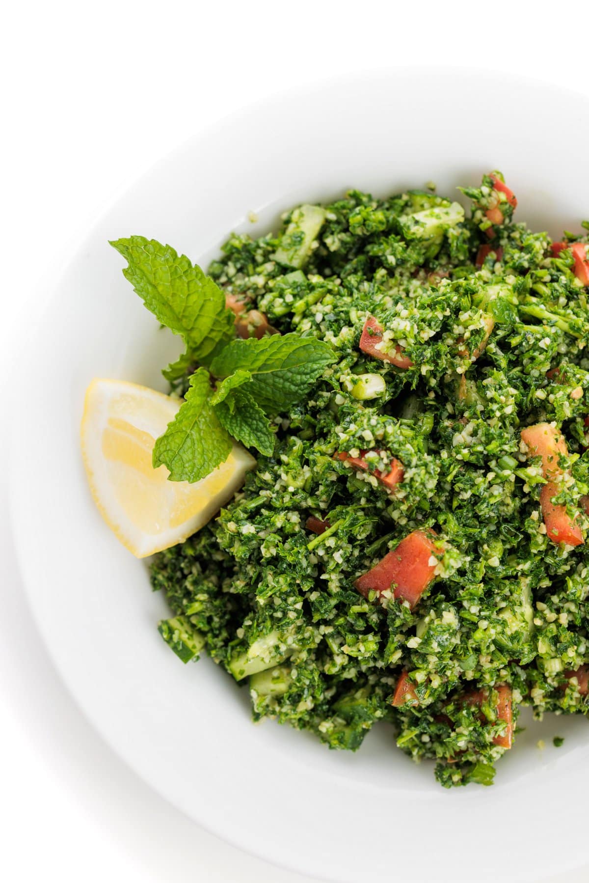 Lebanese tabbouleh salad.