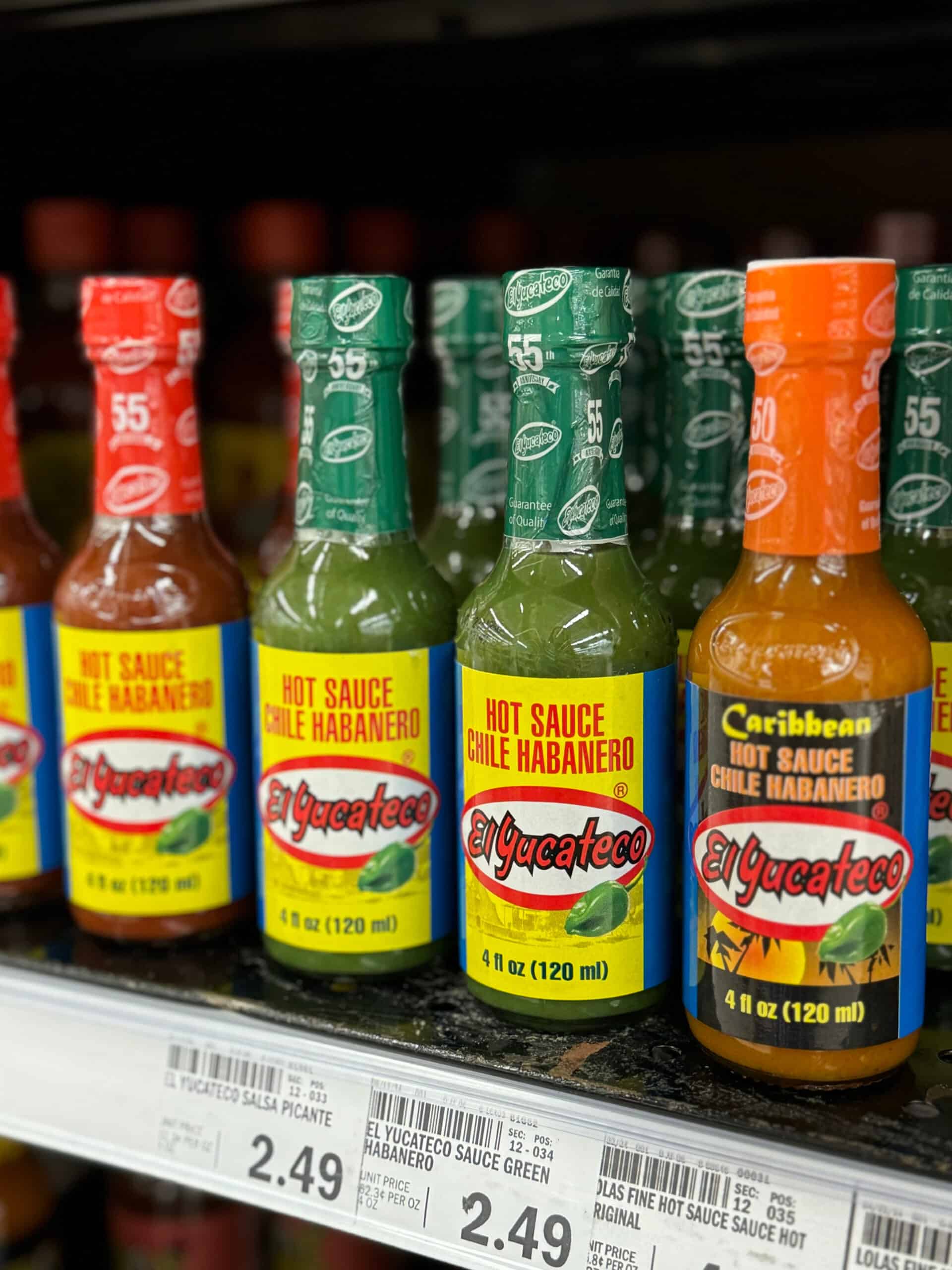 El Yucatco on the shelf at the store.