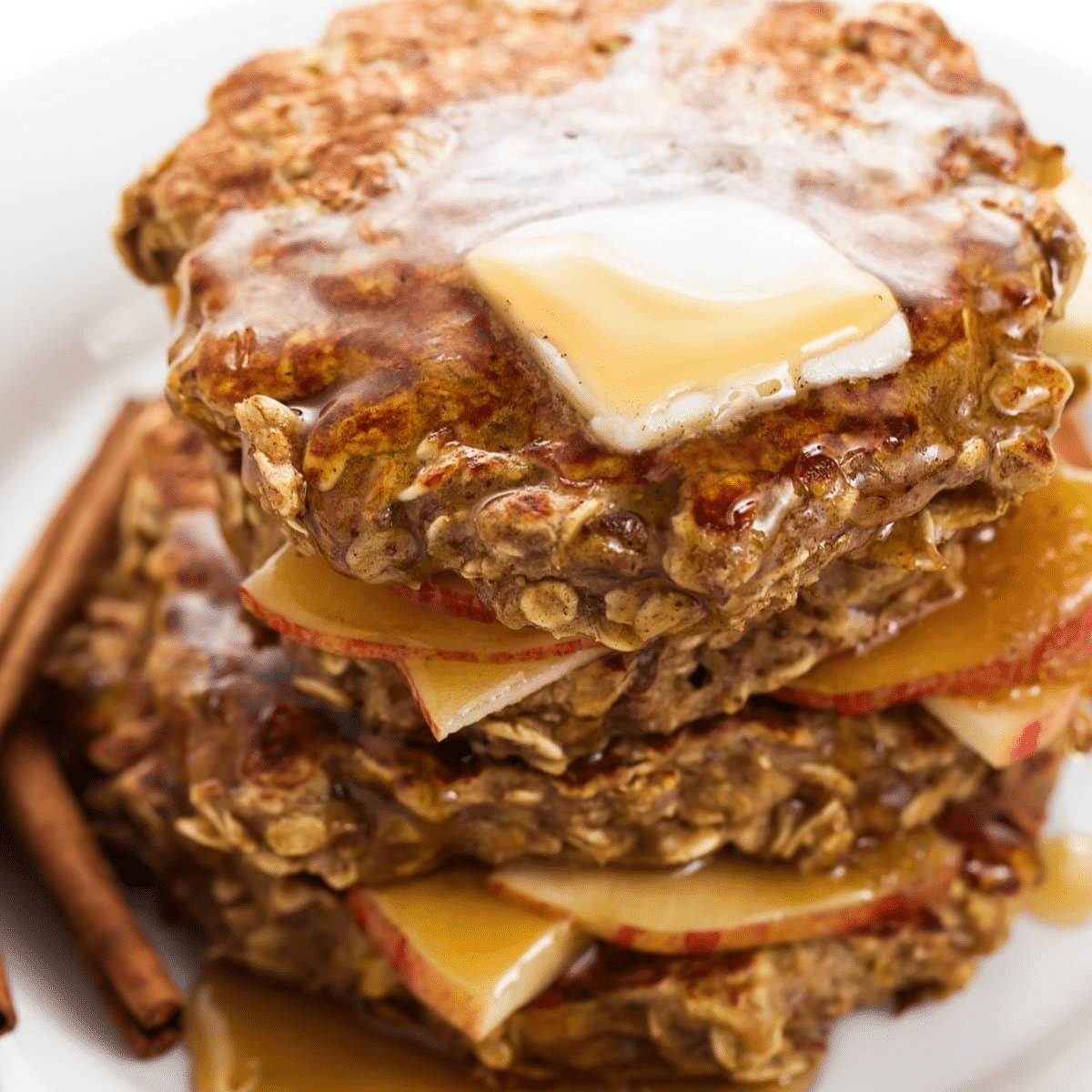Apple Cinnamon Protein Pancakes