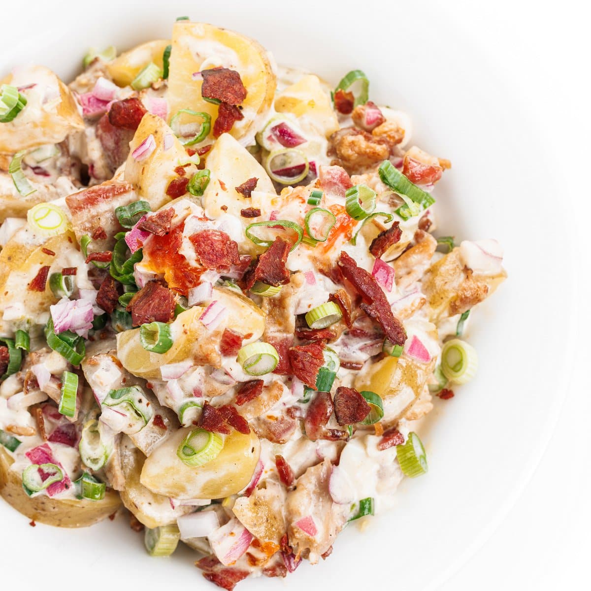 Potato Salad with Bacon and Eggs
