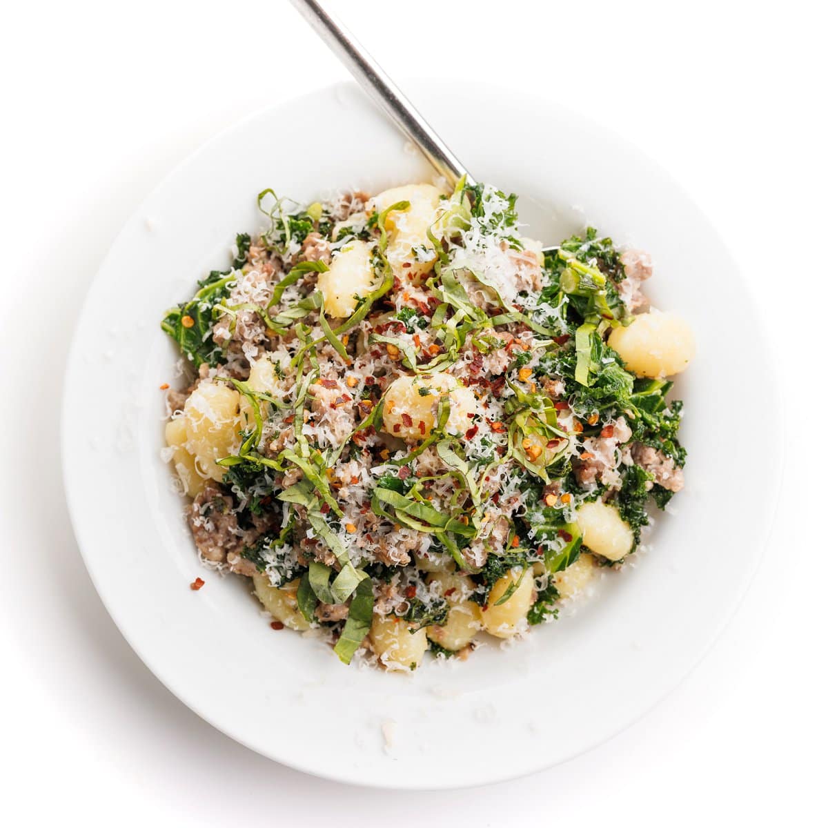 Sausage and Kale Gnocchi Pasta