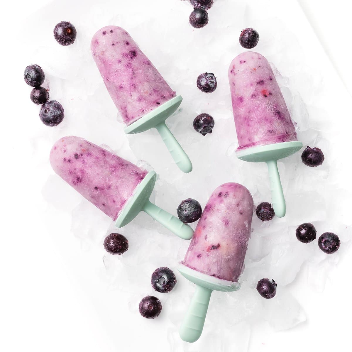 Greek Yogurt Berry Popsicles
