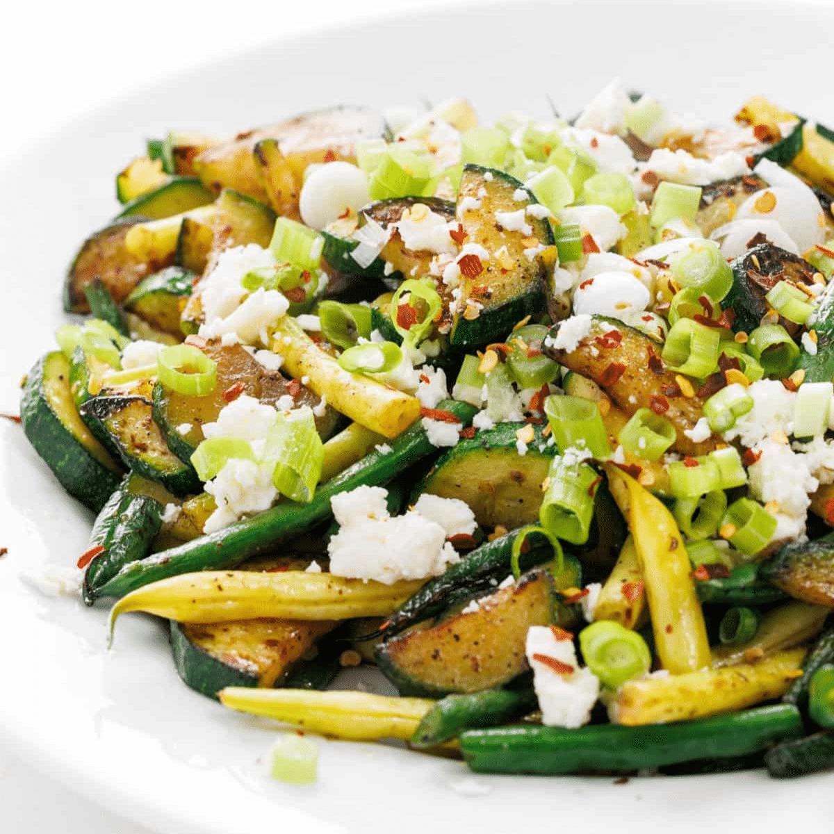 Zucchini and Green Bean Sauté