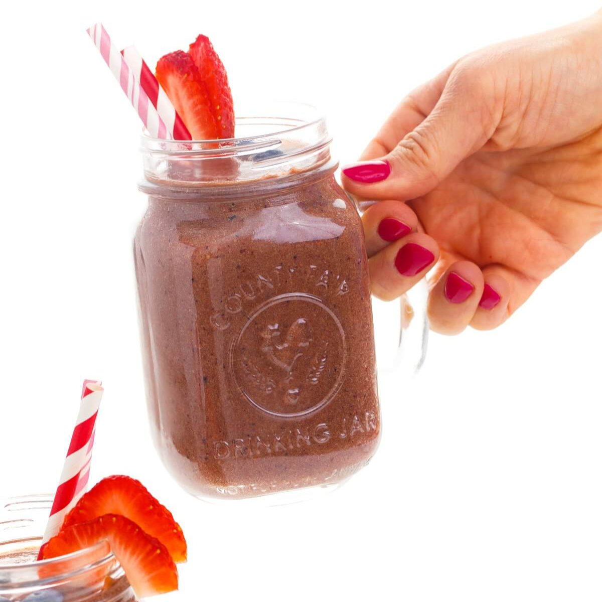 Ginger Berry Fruit Smoothie